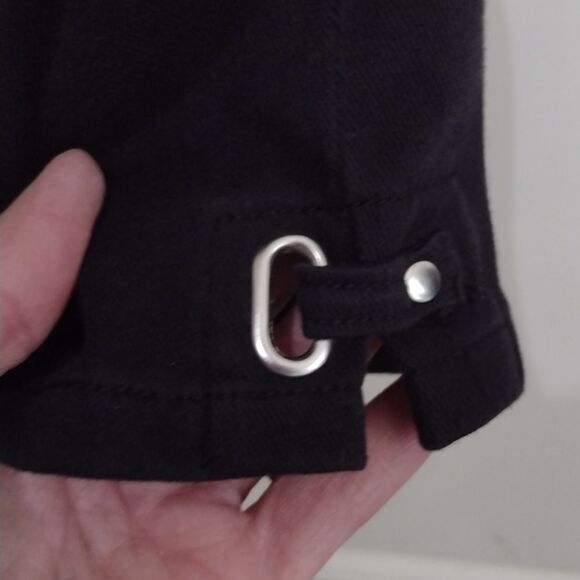 Ruby Rd. Black Stretch Dress ankle Pants women's Size 10 - Picture 4 of 8